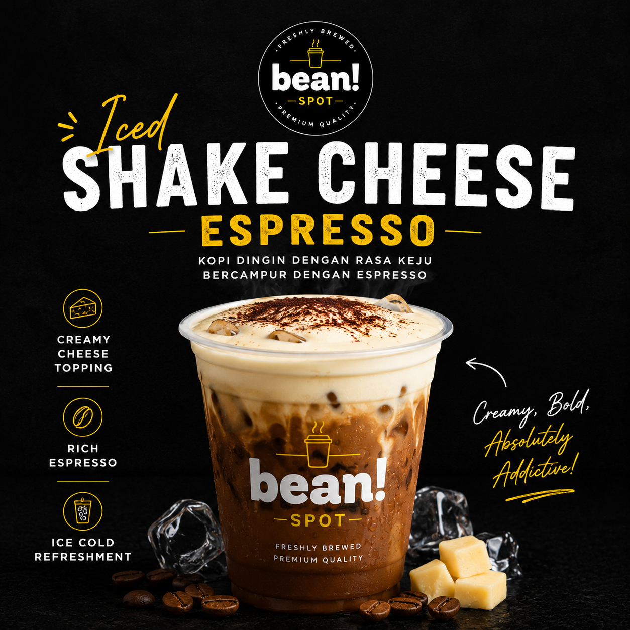 Kopi Bean Spot Iced Shake Cheese Espresso